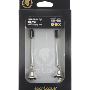 Spartacus Adjustable Tweezer Nipple Clamps w/Bells