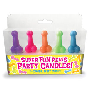 Super Fun Party Candles  - Set of 5