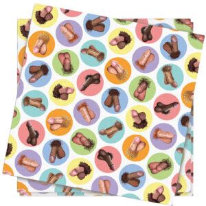 Mini-Penis Napkins - Pack of 8