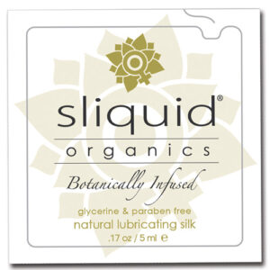 Sliquid Organics Silk Lubricant - .17 oz Pillow