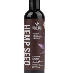 Earthly Body Massage & Body Oil - 8 oz Lavender