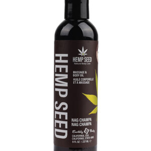 Earthly Body Massage & Body Oil - 8 oz Nag Champa