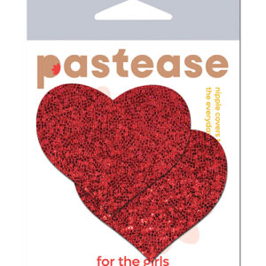 Pastease Premium Glitter Heart -  Red O/S