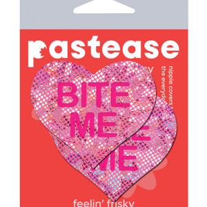 Pastease Premium Bite Me Heart - Pink/Red O/S