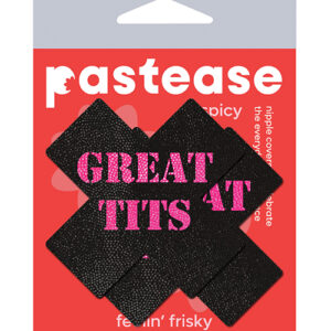 Pastease Premium Great Tits Cross - Black/Pink O/S