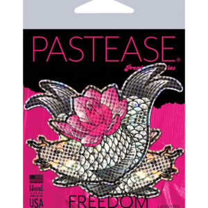 Pastease Premium Diamond Thom Disco Koi Fish & Lotus - Silver O/S