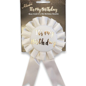 It's My Birthday  Badge - Rose Gold