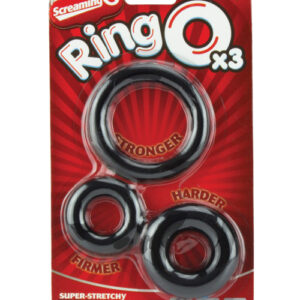 Screaming O RingO - Black Pack of 3