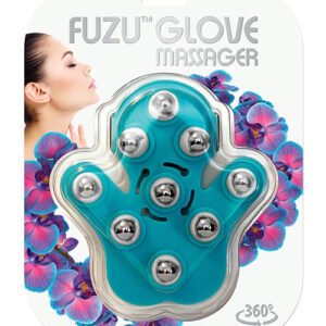 Fuzu Glove Massager - Neon Blue