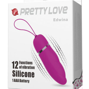 Pretty Love Edwina Vibrating Egg - Fuchsia