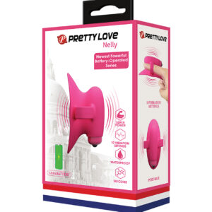 Pretty Love Nelly Finger Battery Vibe - Pink