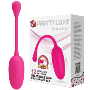 Pretty Love Knucker Remote Egg Vibe - Neon Pink