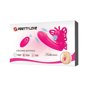 Pretty Love Katherine Wearable Butterfly Vibrator - Fuchsia