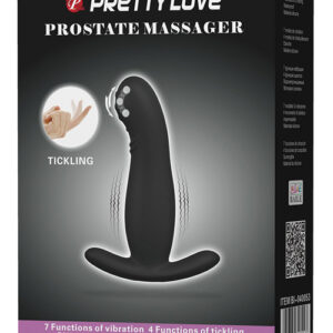 Pretty Love Eudora Vibrating Prostate Massager 7 Function - Black