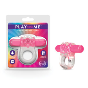 Blush Play With Me Teaser Vibrating C Ring - Pink