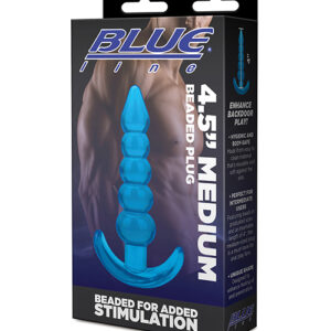 Blue Line C & B 4.5" Beaded Plug - Jelly Blue Medium