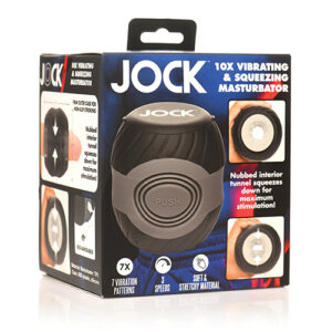 Curve Toys Jock 10x Vibrating Double Masturbator