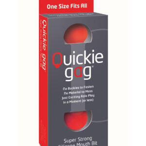 Quickie Bit Gag One Size - Red