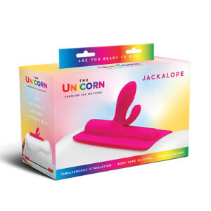 NO ETA =The Cowgirl Unicorn Jackalope Silicone Attachment - Pink
