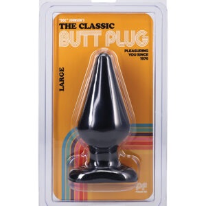 Classic Butt Plug - Large Black