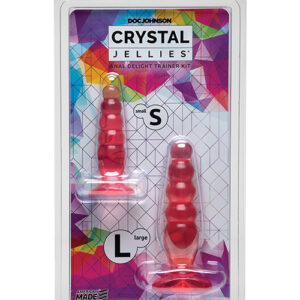 Crystal Jellies Anal Delight Trainer Kit - Pink