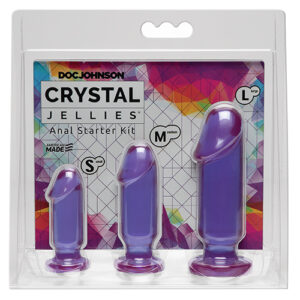 Crystal Jellies Anal Starter Kit - Purple