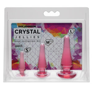 Crystal Jellies Anal Initiation Kit - Pink