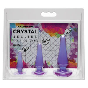Crystal Jellies Anal Initiation Kit - Purple