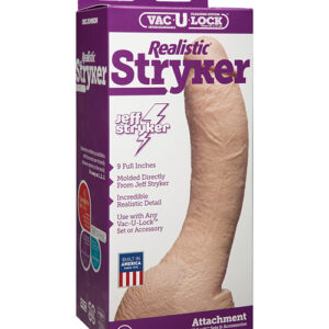 Vac-U-Lock 9" Stryker Realistic - White