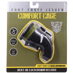 Fort Troff CUMfort Cage Chastity Cage - Black
