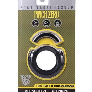 Fort Troff Pinch Zero Cock Ring - Black