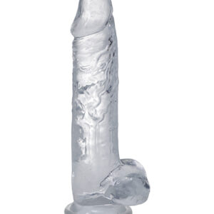 In A Bag 8" Big Dick - Clear