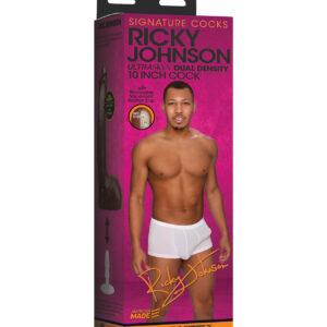 Signature Cocks ULTRASKYN 10" Cock w/Removable Vac-U-Lock Suction Cup - Ricky Johnson