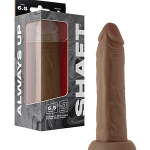 Shaft Model J Liquid Silicone 6.5" Dong - Oak