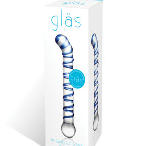 Glas Mr. Swirly 6.5" G-Spot Glass Dildo