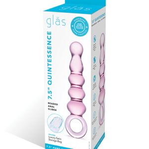 Glas Quintessence Beaded Glass Anal Slider