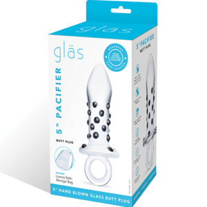 Glas Pacifier Glass Butt Plug