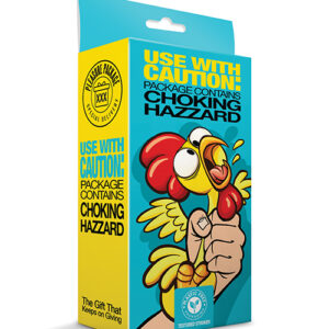 Pleasure Package Use w/Caution Tight Textured Stroker - White