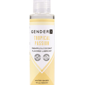 Gender X Flavored Lube - 4 oz Tropical Passion