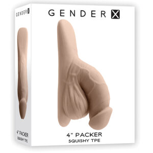Gender X 4" Packer - Ivory