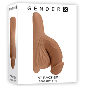 Gender X 4" Packer - Tan