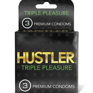 Hustler Triple Pleasure Premium Condoms - Pack of 3