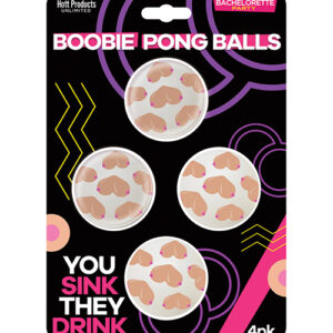 Boobie Beer Pong Balls -  4 pk