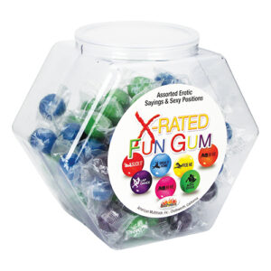X-Rated Fun Gum Fishbowl - Asst. Bowl of 90
