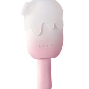 Bite Me Sucking, Tapping & Vibrating Cream Pop Stimulator - Pink/White