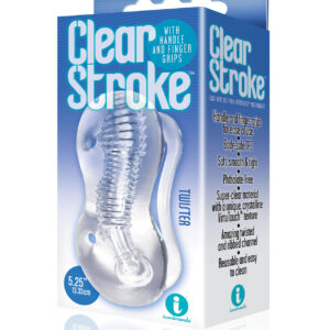 The 9's Clear Stroke Twister Masturbator