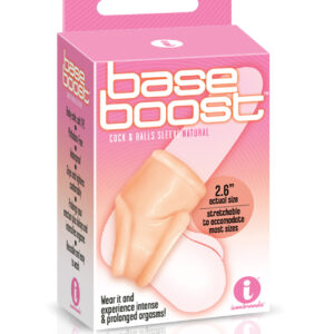 The 9's Base Boost Cock & Balls Sleeve - Natural