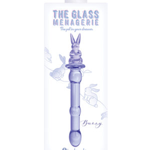 Glass Menagerie Rabbit Glass Dildo - Pink