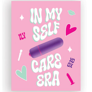 Self Care Era Naughty Greeting Card w/Rock Candy Vibrator & Fresh Vibes Towelettes