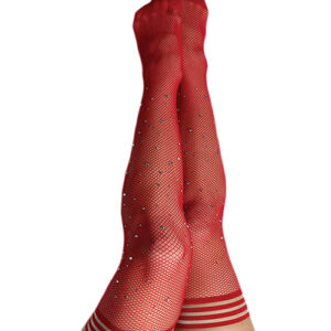 Kix'ies Joely Fishnet Rhinestone Thigh